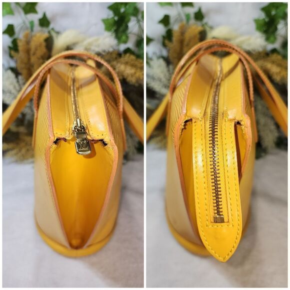 Louis Vuitton Epi Saint Jacques Yellow Bag with Dust Bag PRISTINE CONDITION - Picture 10 of 17